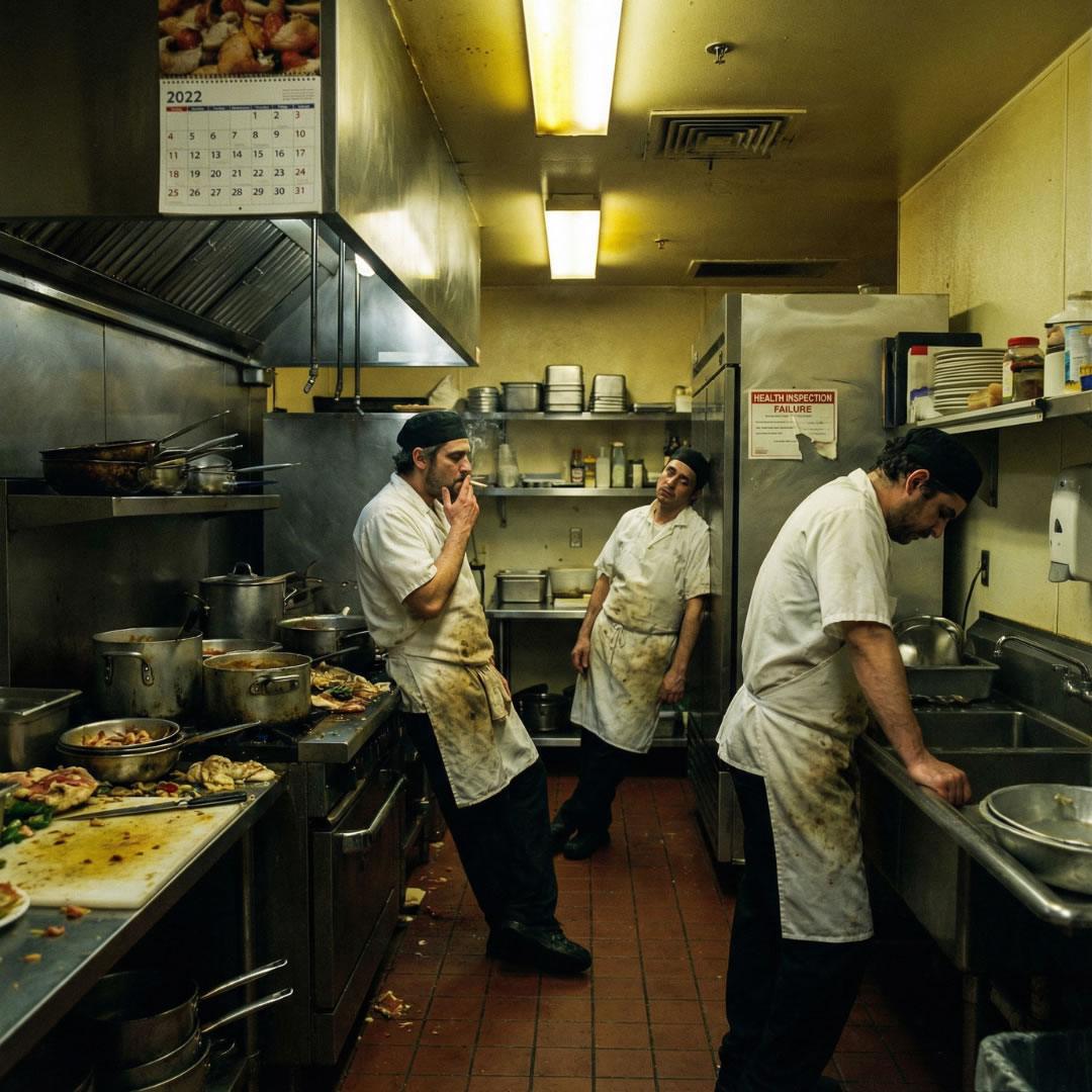 Restaurante en crisis durante el servicio, desorganización en cocina y presión operativa que requiere un rescate estratégico de gestión con el método Sistemics2.