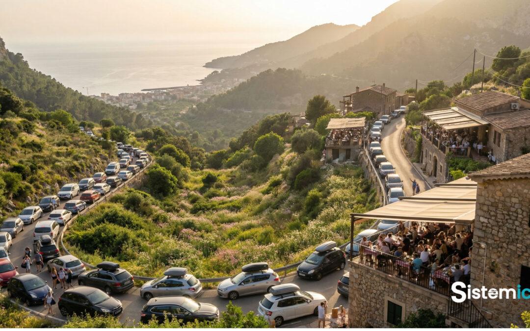 estaurant amb alta ocupació a Setmana Santa amb trànsit i clients en zona turística